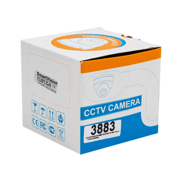 SMARTVISION SV-459IP SC 2 MP 3.6 MM POE IP DOME KAMERA (K0) - Görsel 3
