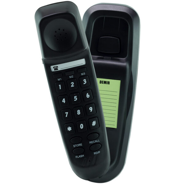 SNT DEMİR KABLOLU DUVAR TİPİ SİYAH TELEFON (K0)