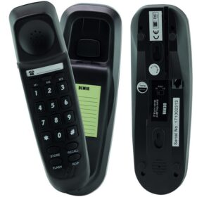 SNT DEMİR KABLOLU DUVAR TİPİ SİYAH TELEFON (K0)