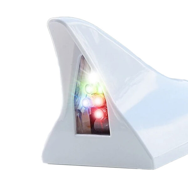 SOLAR LED IŞIKLI SHARK OTO ANTEN LAMBASI (K0) - Görsel 3