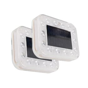 SOLAR LEDLİ YANIP SÖNEN ARAÇ İKAZ LAMBASI  İKİLİ SET (K0)