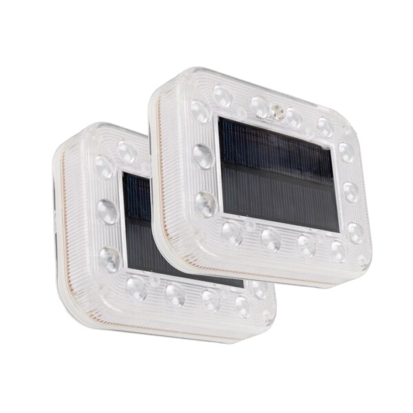 SOLAR LEDLİ YANIP SÖNEN ARAÇ İKAZ LAMBASI  İKİLİ SET (K0)
