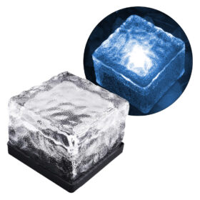 SOLAR LEDLİ MAVİ TUĞLA GÖRÜNÜMLÜ BAHÇE DEKORASYON AYDINLATMA (K0)
