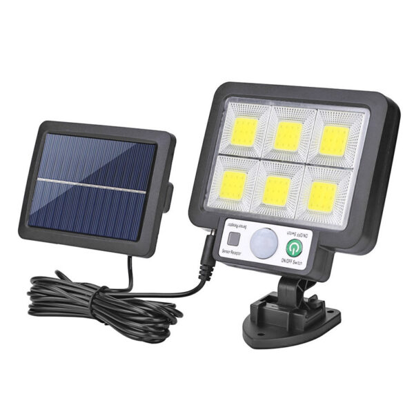 SOLAR PANELLİ HAREKET SENSÖRLÜ ÜÇ MODLU DUVAR LAMBASI (K0)