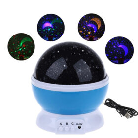 STARMASTER KLC-03 3 X KALEM PİLLİ + 5 VOLT YILDIZ YANSITMALI KÜRE TİP GECE LAMBASI 012-011 (81) (K0)