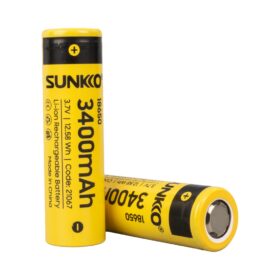 SUNKKO 3.7 VOLT 3400 MAH 18650 ŞARJ EDİLEBİLİR PİL  (TEKLİ) (K0)