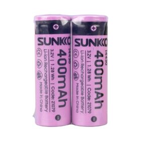 SUNKKO IFR 3.2 VOLT 400 MAH 14430 ŞARJ EDİLEBİLİR PİL (TEKLİ) (K0)
