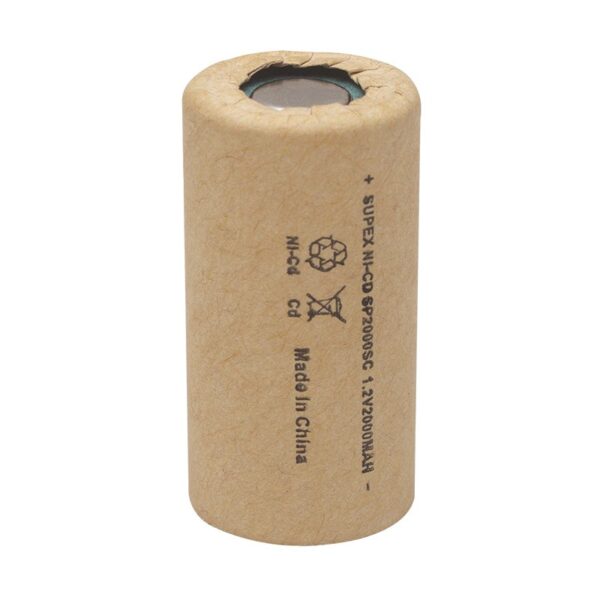 SUPEX 1.2V 2000MA NI-CD TEKLİ SÜPÜRGE PİLİ 2000SC (K0)