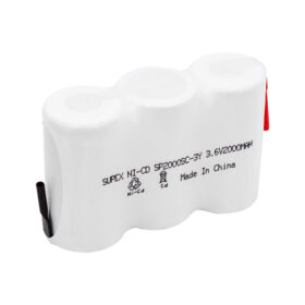 SUPEX 3LÜ YANYANA SÜPÜRGE PİLİ 3.6V 2000MA (K0)