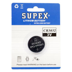 SUPEX CR3032 3V LİTYUM PİL TEKLİ (K0)