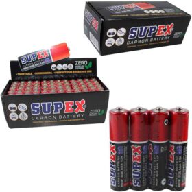 SUPEX R03 1.5V AAA ÇİNKO KARBON İNCE KALEM PİL 60LI PAKET (K0)