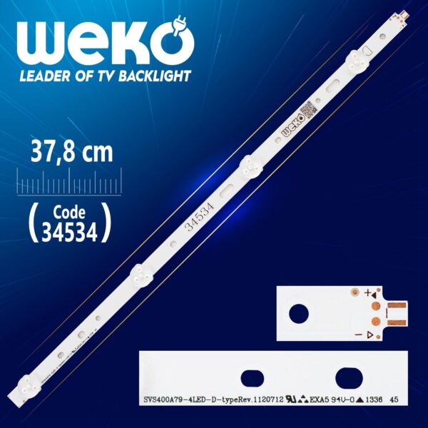 SVS400A79_4LED_D-TYPE_REV.1_120712 - 37.8 CM 4 LEDLİ - (WK-004) (K0)