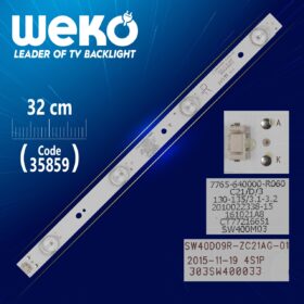 SW40D09R-ZC21AG-01 - 4S1P - 303SW400033 - R TYPE - 32 CM 4 LEDLİ - (WK-1321) (K0)