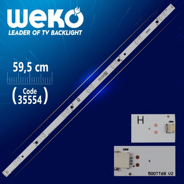 SX-11800730A0-2B554-0-A-54F-3749 R - 500TT68 V2 - 7 LEDLİ 59.5 CM - (WK-438) (K0)