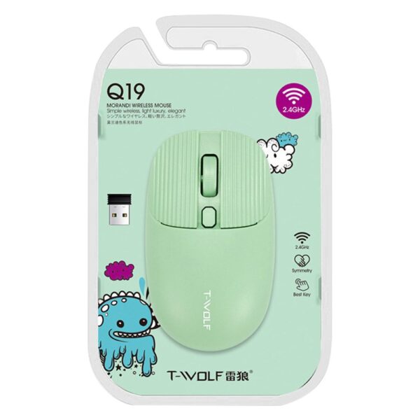 T-WOLF Q19 1000 DPI 2.4 GHZ KABLOSUZ MOUSE (K0) - Görsel 2