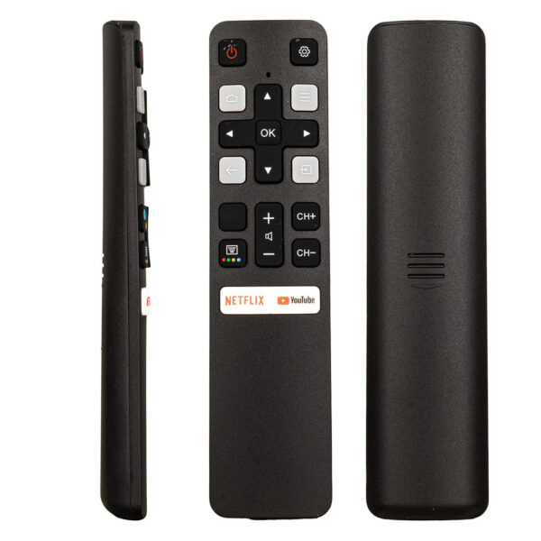 TCL RC 802V FNR1/HTC120 NETFLIX-YOUTUBE TUŞLU SES KOMUTSUZ LCD LED TV KUMANDA (K0) - Görsel 2