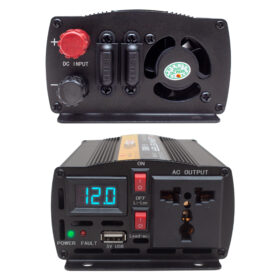 TEK DİJİTAL EKRAN 12 VOLT - 600 WATT MODIFIED SINUS WAVE INVERTER (K0)