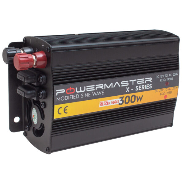 TEK DİJİTAL EKRAN 12 VOLT - 300 WATT MODIFIED SINUS WAVE INVERTER (K0)
