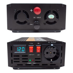 TEK DİJİTAL EKRAN 12 VOLT - 1200 WATT MODIFIED SINUS WAVE INVERTER (K0)