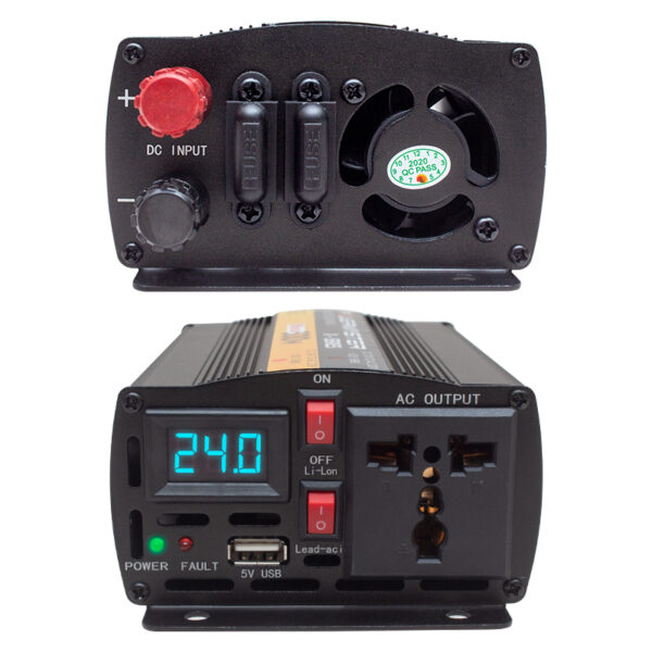 TEK DİJİTAL EKRAN 24 VOLT - 300 WATT MODIFIED SINUS WAVE INVERTER (K0) - Görsel 2