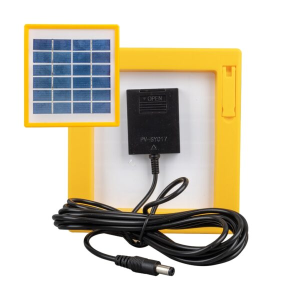 TEK PANELLİ ŞARJLI SOLAR IŞILDAK AYDINLATMA SETİ (K0) - Görsel 3
