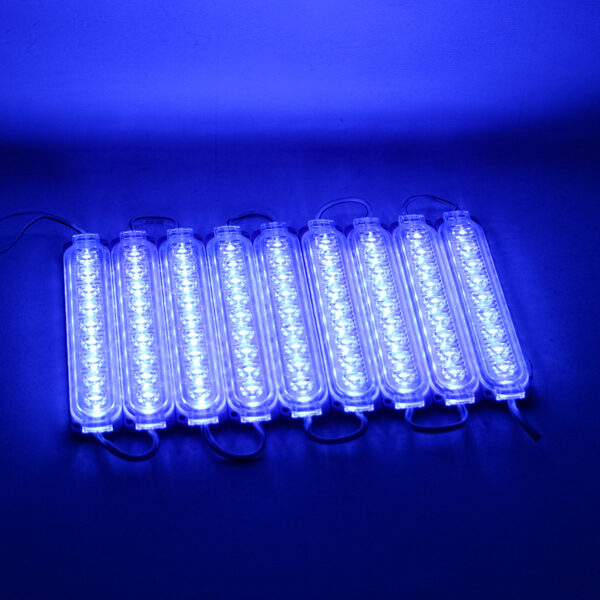 TEK RENK MAVİ MODÜL LED 14*32.5 2835 24 VOLT 2.4 WATT (K0) - Görsel 2