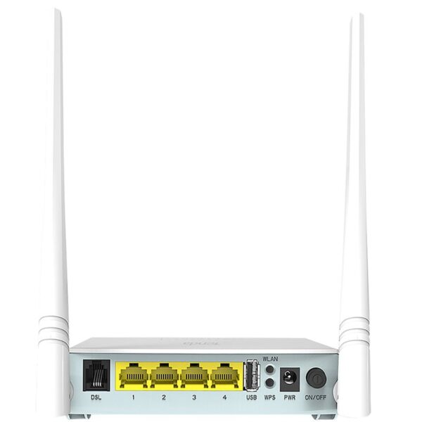 TENDA V300 4 PORT 300 MBPS VDSL MODEM (K0) - Görsel 2