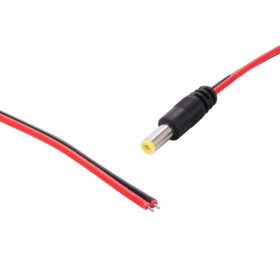 TK 34 FİŞ KABLOLU TEK UÇLU KAMERA İÇİN 20 CM DC POWER JACK KABLOLU (K0)