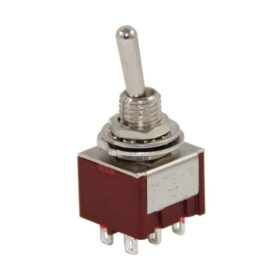TOGGLE SWİTCH ON-ON (KALİTELİ) Ø6MM MTS-202 (IC-144A) (K0)