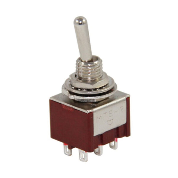 TOGGLE SWİTCH ON-ON (KALİTELİ) Ø6MM MTS-202 (IC-144A) (K0)