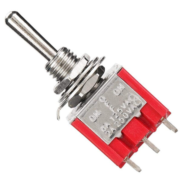 TOGGLE SWİTCH ON-OFF-ON Ø6MM MTS-303 (IC-148B) (K0) - Görsel 5