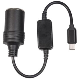 TYPE-C 5 VOLT TO 12 VOLT ÇAKMAK FİŞ ÇEVİRİCİ (K0)