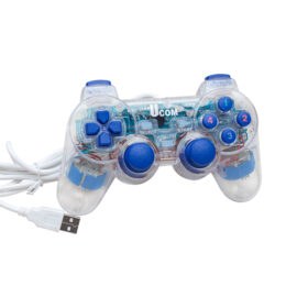 UCOM-704 DOUBLE SHOCK ŞEFFAF JOYPAD OYUN KOLU (K0)