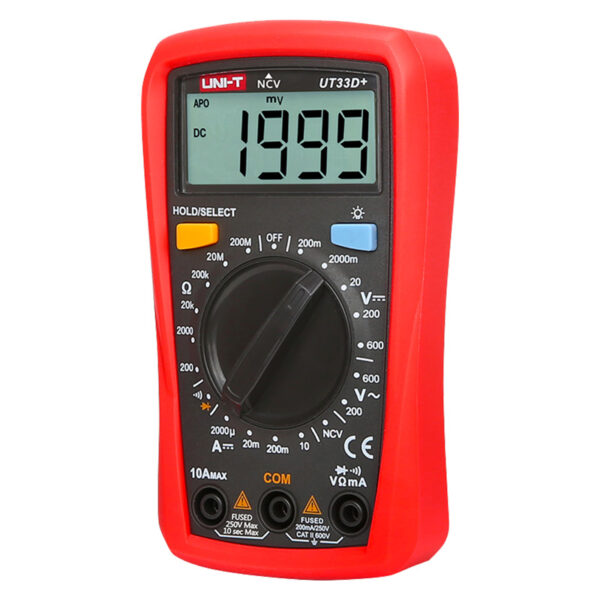 UNI-T UT-33D+ PLUS DIGITAL ÖLÇÜ ALETİ MULTİMETRE (K0)