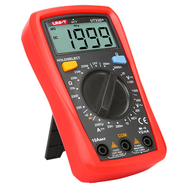 UNI-T UT-33D+ PLUS DIGITAL ÖLÇÜ ALETİ MULTİMETRE (K0) - Görsel 2