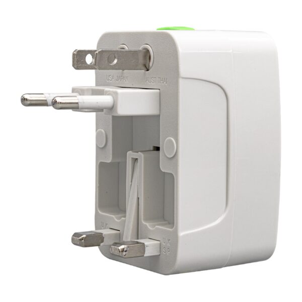 UNIVERSAL ÇOKLU PRİZ ÇEVİRİCİ SEYAHAT ADAPTÖR (125V-250V-6A-13A) (81) (K0) - Görsel 2