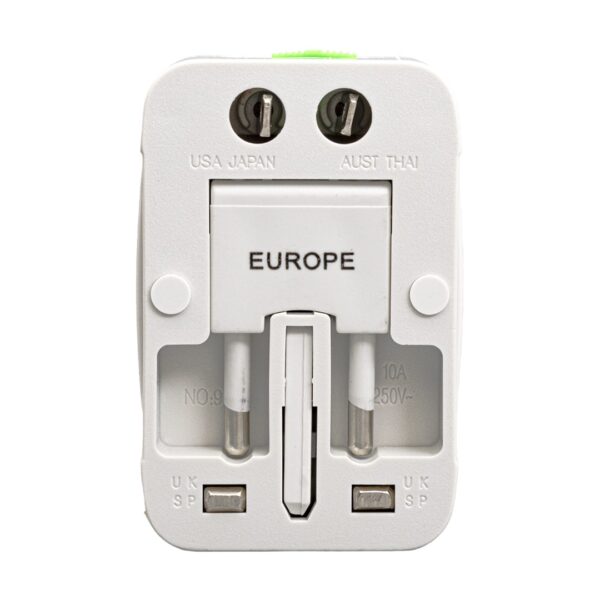 UNIVERSAL ÇOKLU PRİZ ÇEVİRİCİ SEYAHAT ADAPTÖR (125V-250V-6A-13A) (81) (K0) - Görsel 3