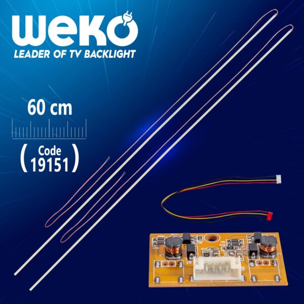 UNIVERSAL 3LÜ KESİLEBİLİR 60 CM (42 ALTI İÇİN) 2 X ÇUBUK ELED + DRIVER (K0)