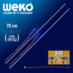 UNIVERSAL 3LÜ KESİLEBİLİR 70 CM (42-55 ARASI) 2 X ÇUBUK ELED + DRIVER (K0)