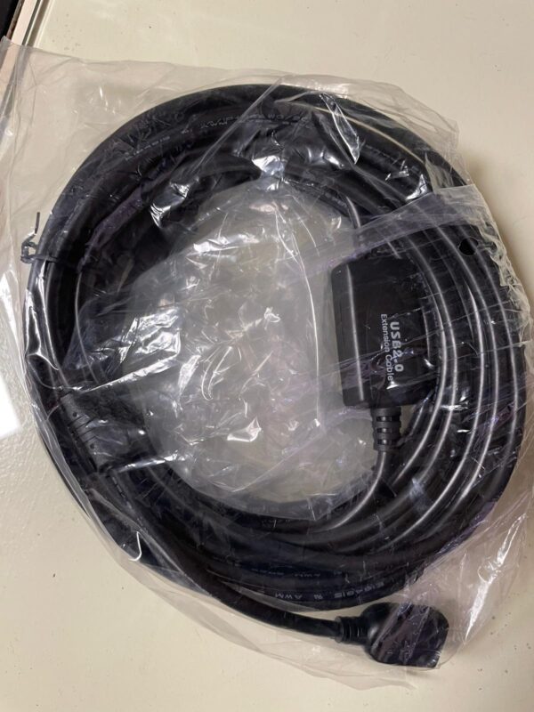 USB 2.0 SİYAH CHİPSET 10 METRE USB UZATMA KABLOSU (K0)