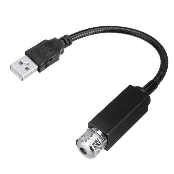 USB ARAÇ İÇİ DEKORATİF LED IŞIK MAVİ (K0)