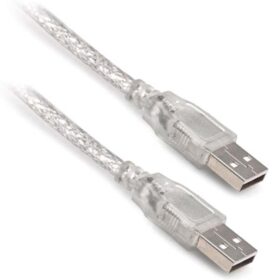 USB ERKEK-ERKEK KABLO 5 METRE ŞEFFAF (K0)
