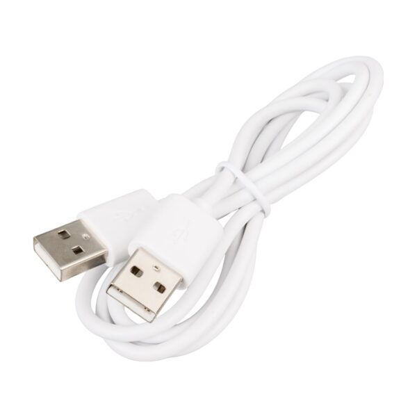 USB ERKEK ERKEK A/A 1 METRE BEYAZ KABLO (K0) - Görsel 2