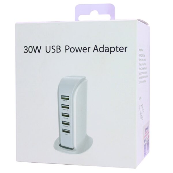 USB GÜÇ İSTASYONU 5 KANAL 4A 5V 20W MULTIPLEXER (K0) - Görsel 2