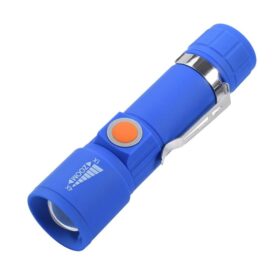 USB ŞARJLI 3 MODLU PLASTİK KASA MİNİ EL FENERİ (K0)