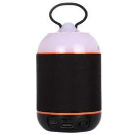 USB/SD/FM/BLUETOOTH DESTEKLİ TAŞINABİLİR LED IŞIKLI WIRELESS HOPARLÖR-605 (K0)
