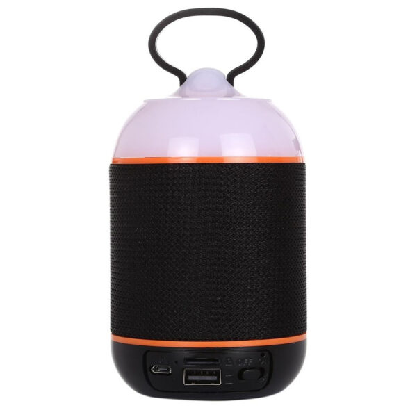 USB/SD/FM/BLUETOOTH DESTEKLİ TAŞINABİLİR LED IŞIKLI WIRELESS HOPARLÖR-605 (K0) - Görsel 2