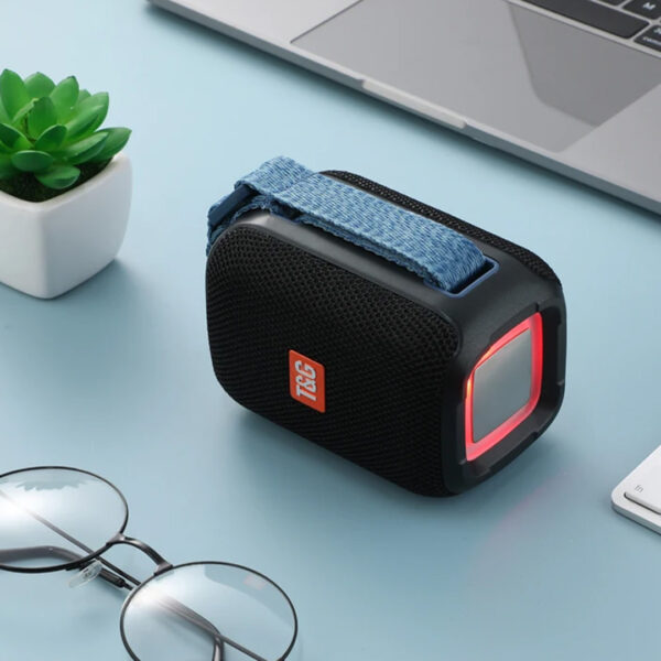 USB/SD/FM/BLUETOOTH DESTEKLİ TAŞINABİLİR LED IŞIKLI WIRELESS HOPARLÖR-339 (K0) - Görsel 3