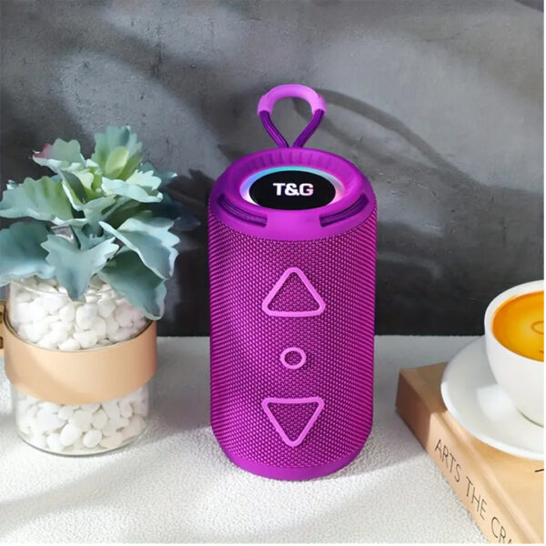 USB/SD/FM/BLUETOOTH DESTEKLİ TAŞINABİLİR LED IŞIKLI WIRELESS HOPARLÖR-656 (K0) - Görsel 2