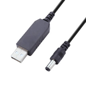 USB TO DC 5.5*2.5 MM UÇLU 9 VOLT 1 AMPER 5 VOLTU-9 VOLTA ÇEVİRİCİ ADAPTÖR (K0)